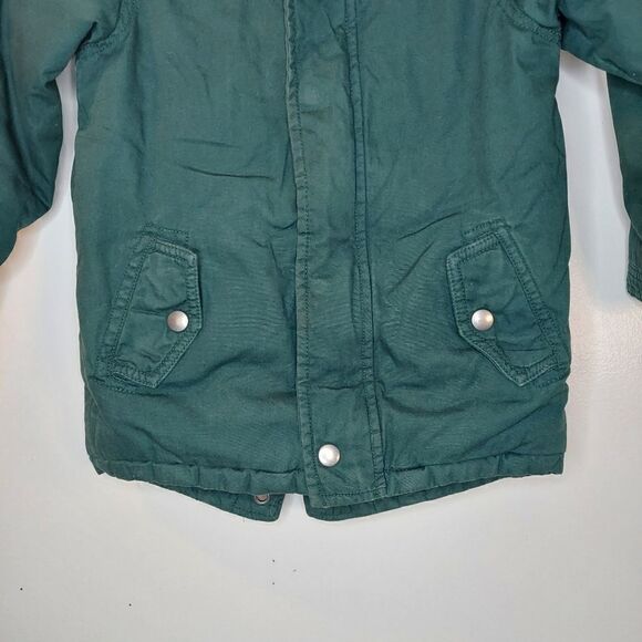 Old Navy Kid's Hooded Coat with Removable Faux Fur Trim - Picture 4 of 13